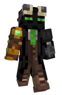 Front of AciidSkull's skin