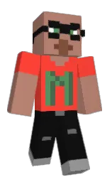 brandy rose and cod gray Minecraft skin — Classic model