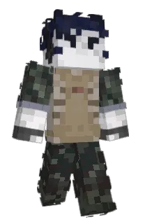 Front of Gbenke's skin
