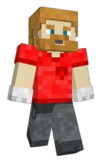 Front of iShockMC's skin