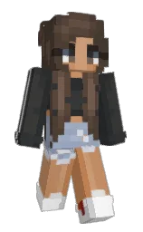 Shannna's Minecraft skin wearing the Migrator cape