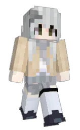 aluminium and tuna Minecraft skin — Slim model — first worn by moxi_usagi