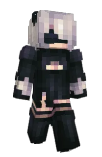 Front of 2B's skin