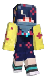 rhino and port gore Minecraft skin — Classic model — first worn by XIAn_De1etE