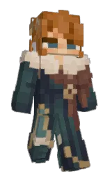 outer space and limed spruce Minecraft skin — Slim model — first worn by HertaPuppetN3
