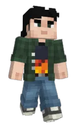 Slim Minecraft skin