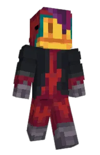 Front of Udnek's skin