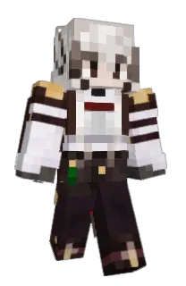 Front of Hopshire's skin