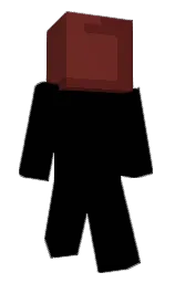espresso and metallic copper Minecraft skin — Slim model — first worn by CeilingBird
