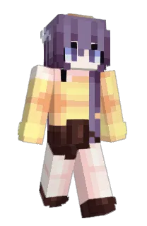 Front of justayngel's skin