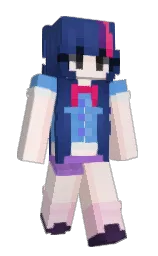 kraliceklarka's Minecraft skin wearing the Pan cape
