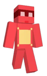 sunset orange and monarch Minecraft skin — Classic model