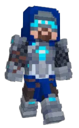 CyberBlaze13_'s Minecraft skin wearing the Builder cape