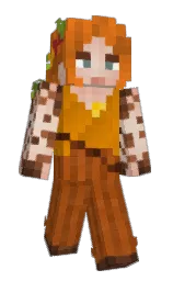 hot cinnamon and korma Minecraft skin — Slim model — first worn by NewlyNewfangled