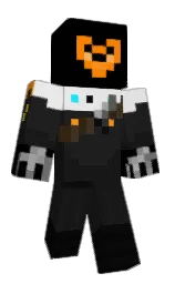 elBadea's Minecraft skin wearing the Founder's cape