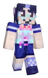 white and lucky point Minecraft skin — Classic model