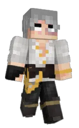 silver chalice and tulip tree Minecraft skin — Classic model — first worn by RexTheDino