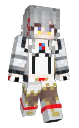 Mia_Solastasia's Minecraft skin wearing the Migrator cape