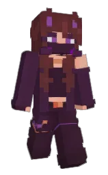 Veylstone's Minecraft skin wearing the Aurora cape