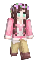 Minecraft_Bunny_'s Minecraft skin wearing the Migrator cape