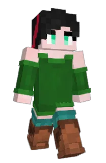 Front of Zeliona's skin