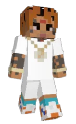 white and twine Minecraft skin — Slim model