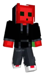 black and charade Minecraft skin — Classic model