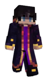 cocoa brown and thunder Minecraft skin — Slim model — first worn by ItzEdwardM