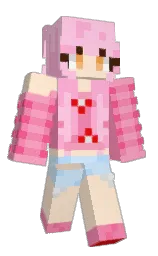 persian pink and oasis Minecraft skin — Classic model — first worn by NiCocoBby