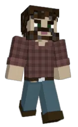 FAHNDK's Minecraft skin wearing the Vanilla cape