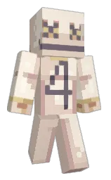 4v's Minecraft skin wearing the MineCon 2016 cape