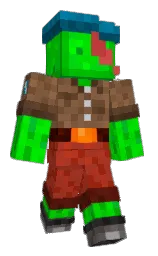 roof terracotta and tabasco Minecraft skin — Classic model — first worn by plutoniy