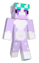 black and magnolia Minecraft skin — Classic model — first worn by Stunky_Pup
