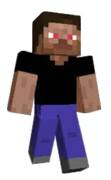 black and gigas Minecraft skin — Slim model — first worn by 22cd