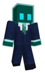 black and big stone Minecraft skin — Classic model