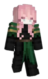 kobi and beauty bush Minecraft skin — Slim model — first worn by mewnax3