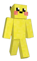 starship and golden fizz Minecraft skin — Classic model