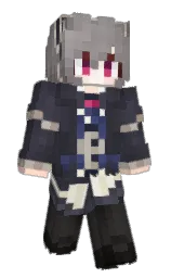 LittleBear_'s Minecraft skin wearing the 15th Anniversary cape