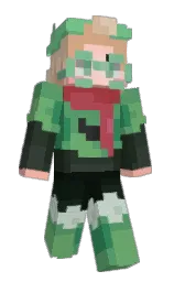 Cookiepuns's Minecraft skin wearing the Home cape