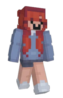 Front of Miuike's skin