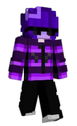 cod gray and violet Minecraft skin — Slim model