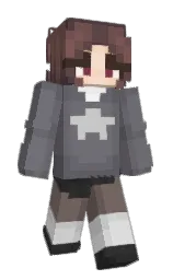 salt box and jumbo Minecraft skin — Slim model — first worn by EdenStarr