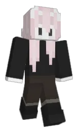 mine shaft and pink flare Minecraft skin — Classic model — first worn by Skull_Kitty22
