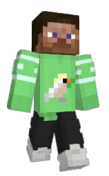 Poldilon's Minecraft skin wearing the Pan cape