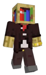 AppleJack77's Minecraft skin wearing the Mojang Office cape