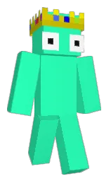 Suplized's Minecraft skin wearing the Twisted cape