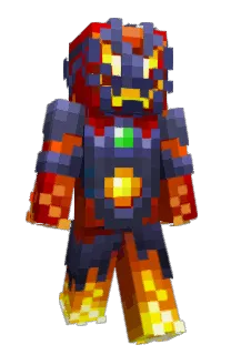 Front of Clensey's skin