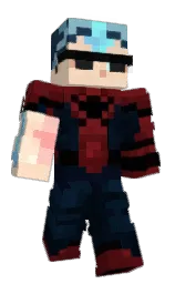 black pearl and negroni Minecraft skin — Classic model — first worn by DGizo