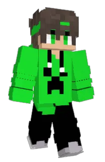 Front of CreeperStarter's skin