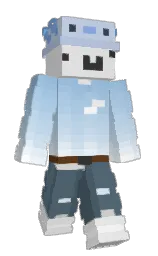 blue bayoux and mercury Minecraft skin — Slim model — first worn by Hratzikux